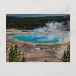 Grand Prisma Spring Yellowstone Nationalpark Postkarte