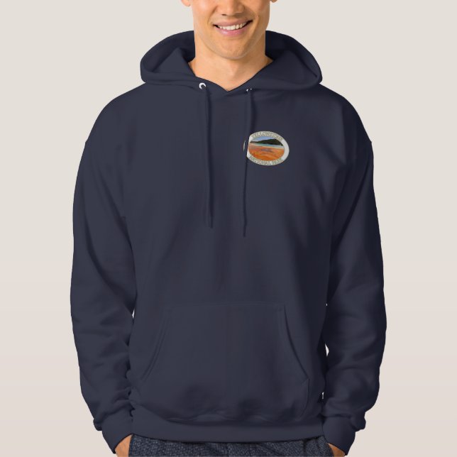 Grand Prismatic Spring auf dem Yellowstone Nationa Hoodie (Vorderseite)