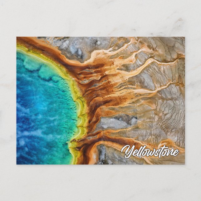 Grand Prismatic Spring, Yellowstone Nationalpark Postkarte (Vorderseite)