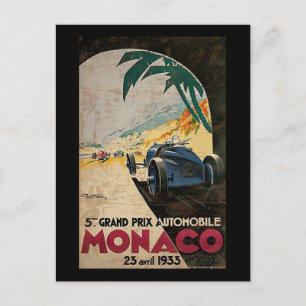 Grand Prix Automobile 1933 2 Postkarte