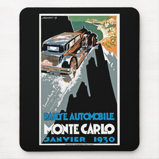 Grand Prix Automobile de Monte Carlo Mousepad (Vorne)