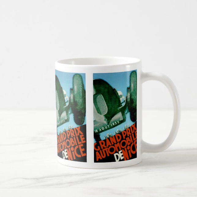 Grand Prix Automobile de Nice Kaffeetasse (Rechts)