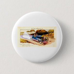 Grand Prix De France 1913 ~ Vintage Werbung Button