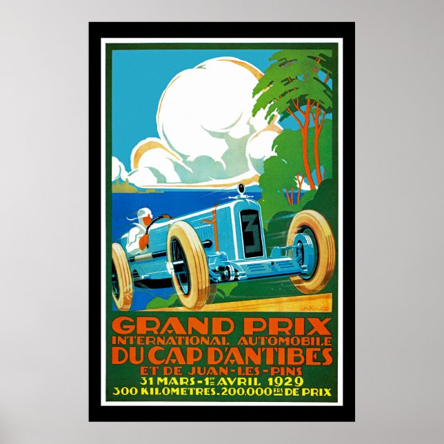 Grand Prix Du Cap d'Antibes Poster (Vorne)