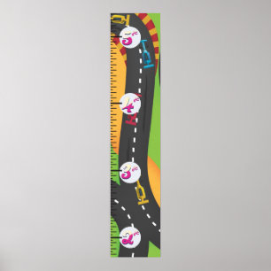 Grand-Prix-Wachstumsdiagramm. Poster