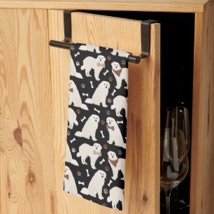 Grand Pyrénées Pâtes et os Serviette de cuisine