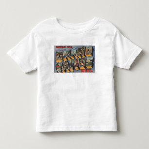 Grand Rapids, Minnesota - große Buchstabe-Szenen Kleinkind T-shirt