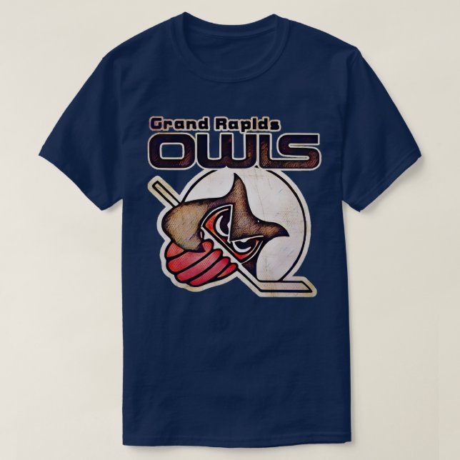 Grand Rapids Owls Hockey T-Shirt (Design vorne)