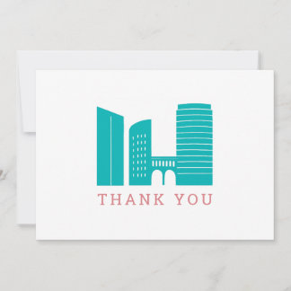 Grand Rapids Skyline Carte de remerciements