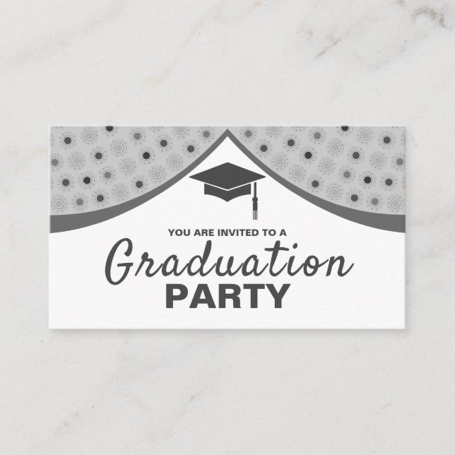 Grand Rideaux, Graduation Party Billet Invitation (Devant)
