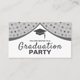Grand Rideaux, Graduation Party Billet Invitation