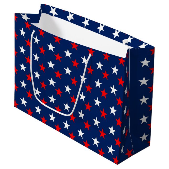 Grand Sac Cadeau 4 juillet (Devant Angle)