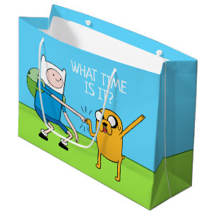 Grand Sac Cadeau Adventure Finn & Jake Fist Bump