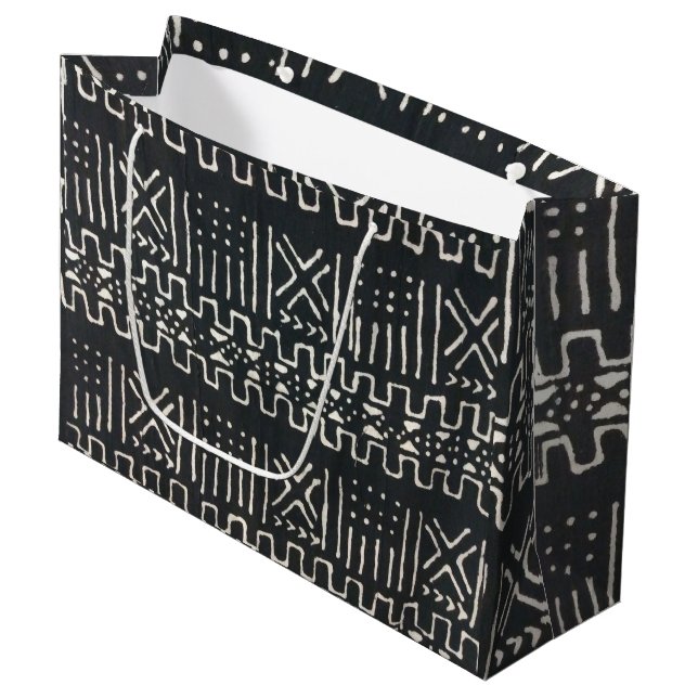 Grand Sac Cadeau African Print Large Gift Bag (Devant Angle)
