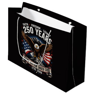 Grand Sac Cadeau Aigle 250 Ans Une Nation Sous Dieu