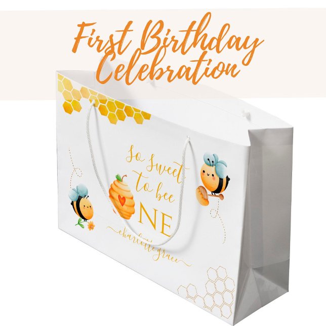 Grand Sac Cadeau Alors Doux D'Être Une Abeille Anniversaire (Créateur téléchargé)