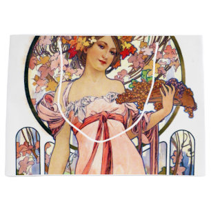 Grand Sac Cadeau Alphonse Mucha