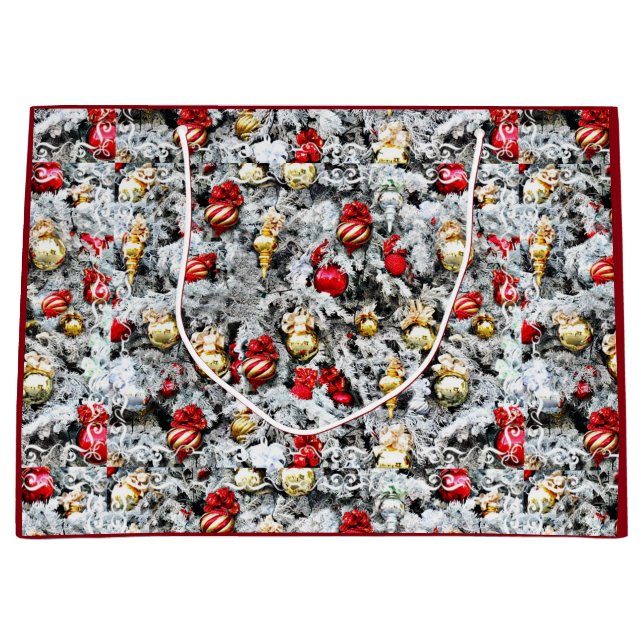 Grand Sac Cadeau Amour de Noël_ (Devant)