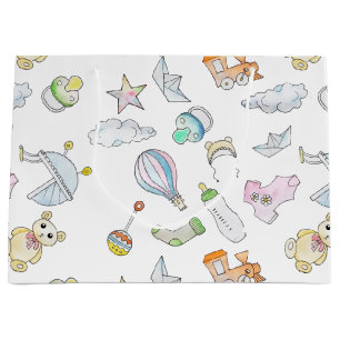 Grand Sac Cadeau Amusants bébés choses 