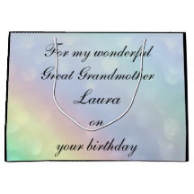 Anniversaire de la Grande grand-mère personnalisée