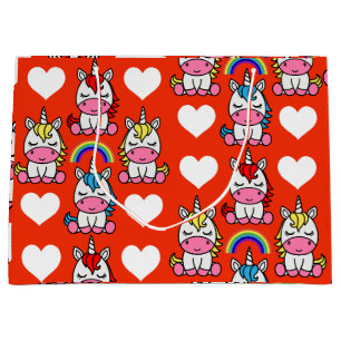 Grand Sac Cadeau Anniversaire de Unicorn Pony