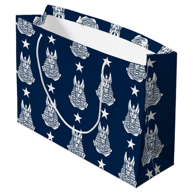 Grand Sac Cadeau Anubis égyptien antique (Dos Angle)