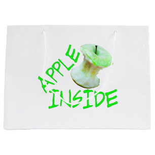 Grand Sac Cadeau Apple à l'intérieur