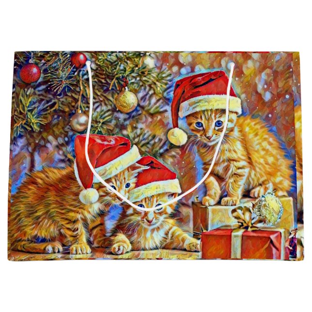 Grand Sac Cadeau Arborescence (Devant)