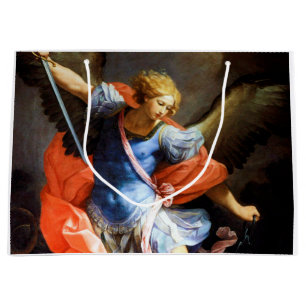 Grand Sac Cadeau Archangel Michael piétine Satan, Guido Reni
