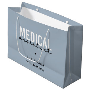 Grand Sac Cadeau Assistant Médicale personnalisé Cadeau de l'assi