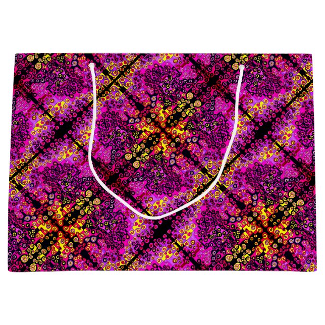 Grand Sac Cadeau Attrape-moi si tu peux Pinky ! (Devant)