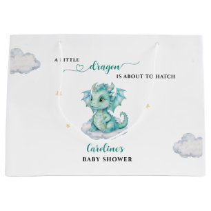Grand Sac Cadeau Baby Shower Petit Dragon