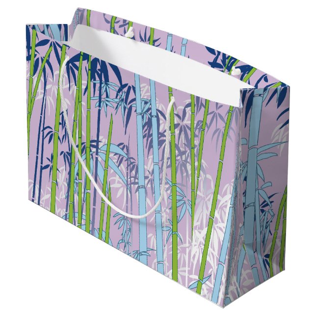 Grand Sac Cadeau Bambou (Dos Angle)