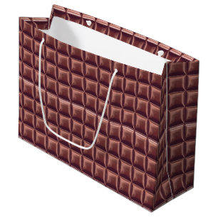 Grand Sac Cadeau Barre à bonbons au chocolat