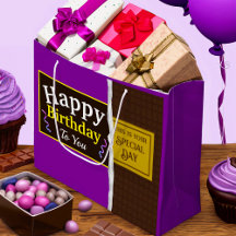 Barre de chocolat personnalisée Anniversaire