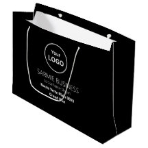 Basic Logo Custom Bag, Business or Shop Tote Bag