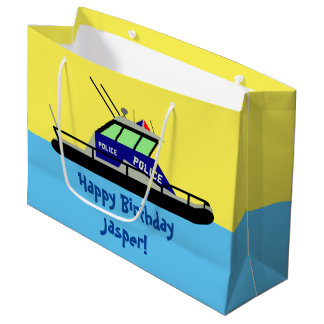 Grand Sac Cadeau Bateau de patrouille
