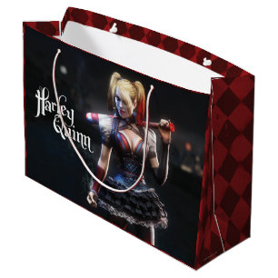 Grand Sac Cadeau Batman Arkham Knight Harley Quinn avec Batman