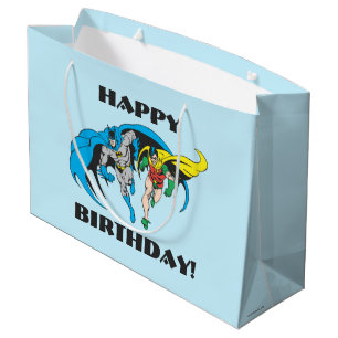 Grand Sac Cadeau Batman et Robin