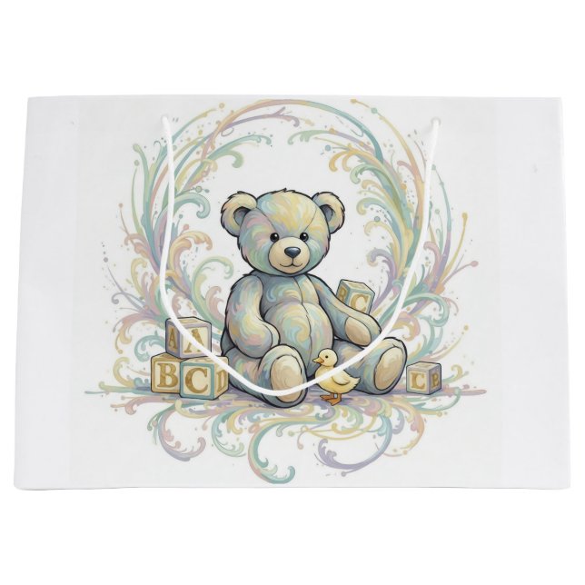 Grand Sac Cadeau Bear Gift Bag (Devant)