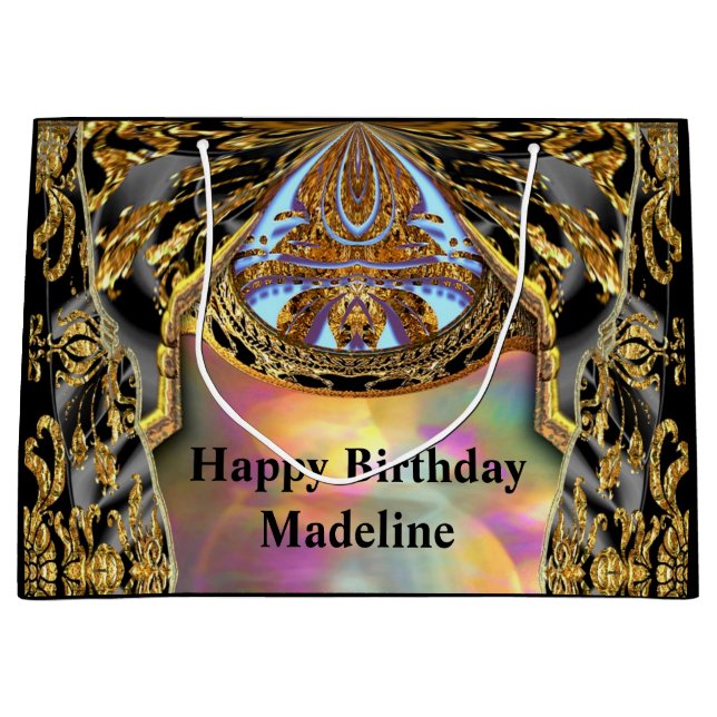 Grand Sac Cadeau Beauté baroque Toutes les occasions  (Devant)