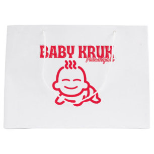 Grand Sac Cadeau Bébé Drôle Kruk Philadelphia Premium