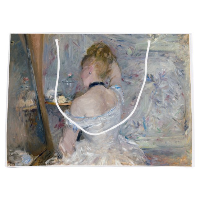 Grand Sac Cadeau Berthe Morisot - Femme à sa Toilette (Devant)