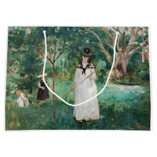Grand Sac Cadeau Berthe Morisot - La chasse aux papillons
