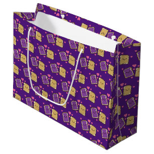 Grand Sac Cadeau Beurre d'arachide et Jelly fête d'anniversaire PBJ