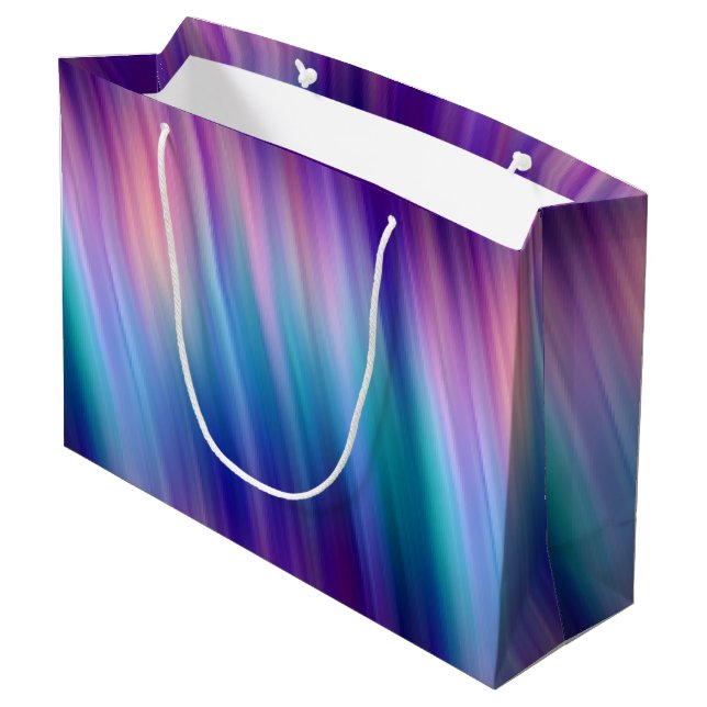 Grand Sac Cadeau bijoux en étoile mixte : (Dos Angle)