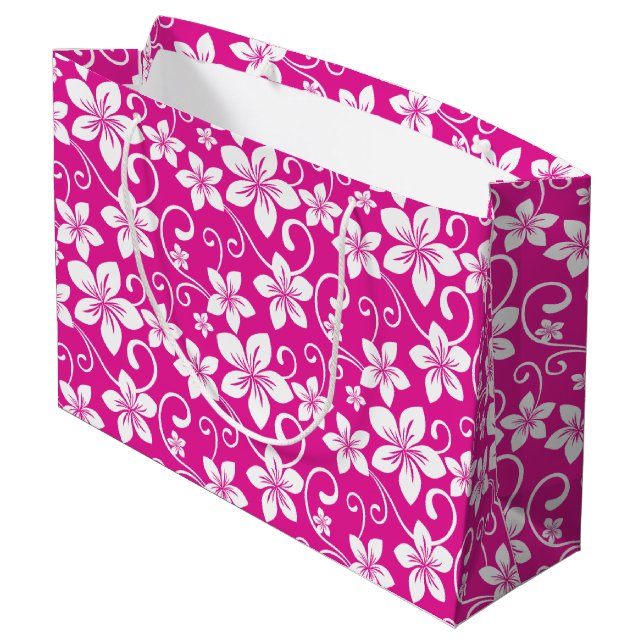 GRAND SAC CADEAU BLEU HAWAII (ROSE CHAUDE) (Dos Angle)