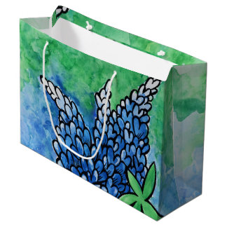Grand Sac Cadeau Bluebonnets du Texas