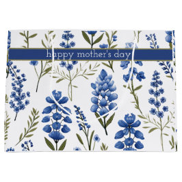 Grand Sac Cadeau Bluebonnets motifs Au Printemps Sud