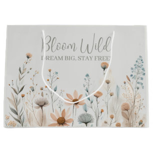 Grand Sac Cadeau Boho Wildflower